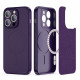 Tech-Protect iPhone 14 Pro Max Icon Magsafe Θήκη Σιλικόνης TPU - Deep Purple