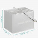 Navaris Σιδερένιο Κουτί Αποθήκευσης Καθαριστικών με Λαβή - Grey - 54999.22