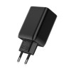 TECH-PROTECT C65W QC3.0 Οικιακός Φορτιστής Γρήγορης Φόρτισης με 2 Θύρες Type C και 1 Θύρα USB - Black