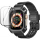 Supcase Λουράκι Apple Watch Ultra / Ultra 2 - 49MM Unicorn Beetle Pro με Θήκη Προστασίας - Black