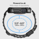 Spigen Λουράκι Apple Watch 7 / 8 45mm Tough Armor Pro με Θήκη Προστασίας - Metal Black