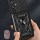 Tech-Protect Samsung Galaxy A54 5G Camshield Pro Σκληρή Θήκη με Πλαίσιο Σιλικόνης και Δαχτυλίδι Συγκράτησης - Black
