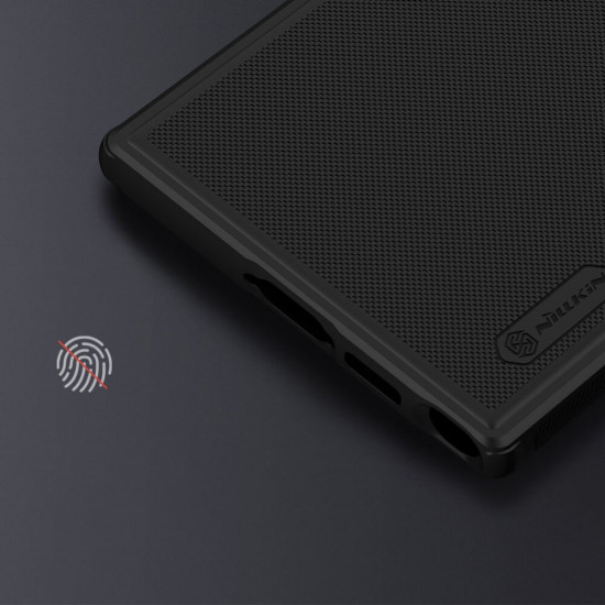 Nillkin Samsung Galaxy S23 Ultra Super Frosted Shield Pro Σκληρή Θήκη με Πλαίσιο Σιλικόνης - Black
