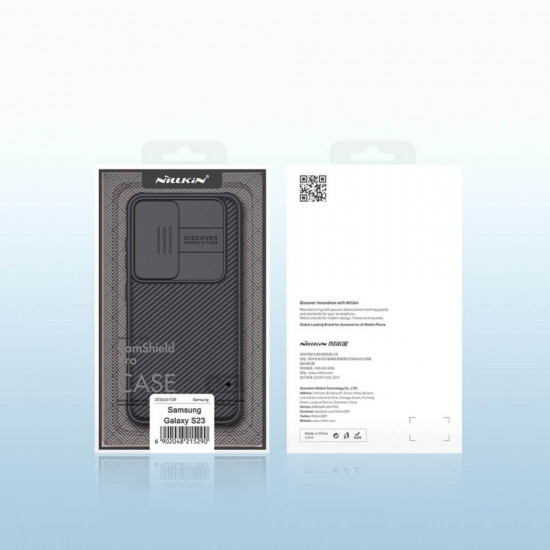 Nillkin Samsung Galaxy S23 CamShield Pro Σκληρή Θήκη με Κάλυμμα για την Κάμερα - Black