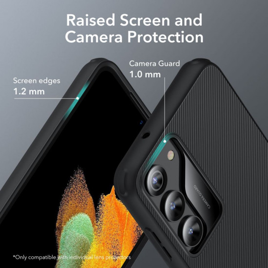 ESR Samsung Galaxy S23+ Air Shield Boost Σκληρή Θήκη με Πλαίσιο Σιλικόνης και Stand - Black