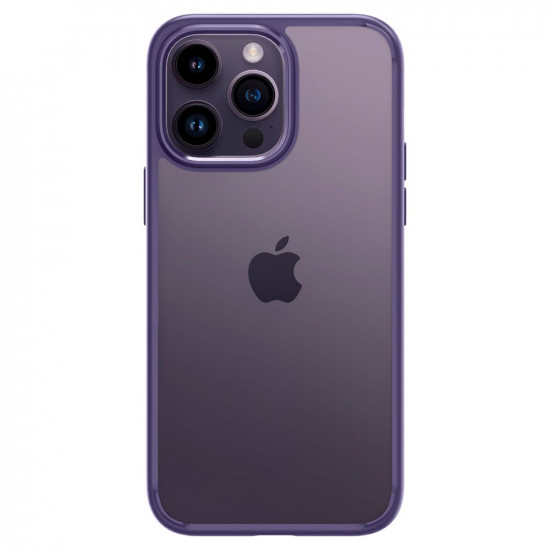 Spigen iPhone 14 Pro Max Ultra Hybrid Σκληρή Θήκη με Πλαίσιο Σιλικόνης - Deep Purple