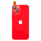 Spigen iPhone 14 / iPhone 14 Plus / iPhone 15 / iPhone 15 Plus Optik.TR EZ Fit Αντιχαρακτικό Γυαλί για την Κάμερα - 2 Τεμάχια - Red