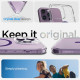 Spigen iPhone 14 Pro Ultra Hybrid Mag Σκληρή Θήκη με Πλαίσιο Σιλικόνης Και MagSafe - Deep Purple / Διάφανη
