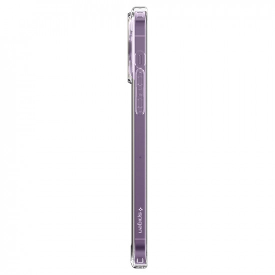 Spigen iPhone 14 Pro Max Ultra Hybrid Mag Σκληρή Θήκη με Πλαίσιο Σιλικόνης Και MagSafe - Deep Purple / Διάφανη