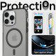 Spigen iPhone 14 Pro Ultra Hybrid Mag Σκληρή Θήκη με Πλαίσιο Σιλικόνης Και MagSafe - Frost Black 
