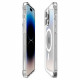 Spigen iPhone 14 Pro Ultra Hybrid Mag Σκληρή Θήκη με Πλαίσιο Σιλικόνης Και MagSafe - Frost Clear / White