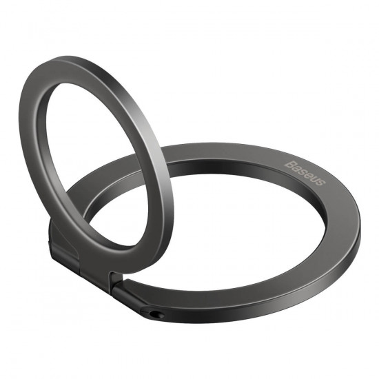 Baseus Halo Magnetic Ring Holder - Δαχτυλίδι Συγκράτησης Κινητού / Tablet - Βάση Στήριξης - Grey - SUCH000013