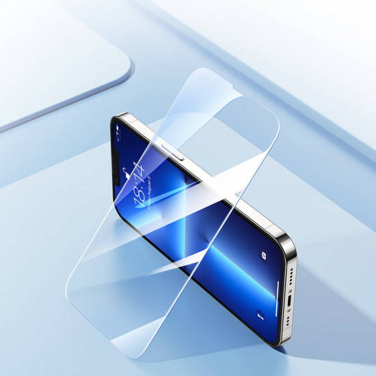 Joyroom iPhone 14 Pro Knight Series 2.5D 9H Full Screen Tempered Glass Σετ με 5 Αντιχαρακτικά Γυαλιά Οθόνης - Clear - JR-DH06