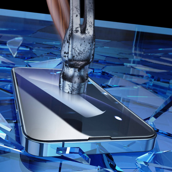 Joyroom iPhone 14 Plus Easy Fit Full Screen Tempered Glass Αντιχαρακτικό Γυαλί Οθόνης 9H - Διάφανο - JR-DH11
