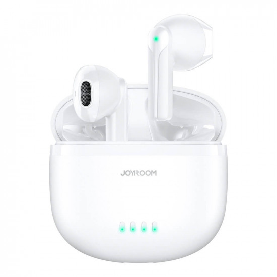 Joyroom Dual-Mic Enc TWS Bluetooth 5.3 - Ασύρματα ακουστικά για Κλήσεις / Μουσική - White - JR-TL11