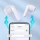 Joyroom Dual-Mic Enc TWS Bluetooth 5.3 - Ασύρματα ακουστικά για Κλήσεις / Μουσική - White - JR-TL11