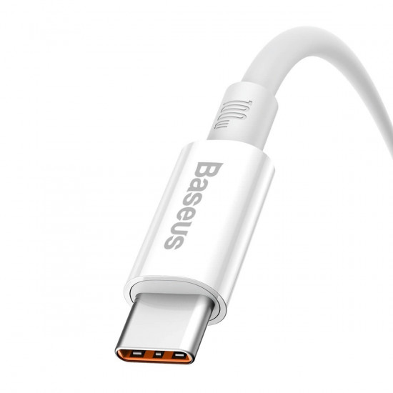Baseus Superior Series Καλώδιο Δεδομένων και Φόρτισης 100W 2m - USB to Type-C - White - CAYS001402