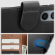 Tech-Protect Samsung Galaxy S23 Θήκη Πορτοφόλι Stand από Δερματίνη - Black