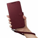 Spigen Samsung Galaxy S23 Wallet S Plus Θήκη Πορτοφόλι από Δερματίνη - Burgundy