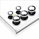 ESR Samsung Galaxy S23 Ultra Camera Lens 9H Αντιχαρακτικό Γυαλί για την Κάμερα - Silver