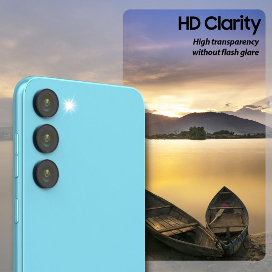 Whitestone Samsung Galaxy S23 / S23+ - Ez Camera Protector Αντιχαρακτικό Γυαλί για την Κάμερα - Clear