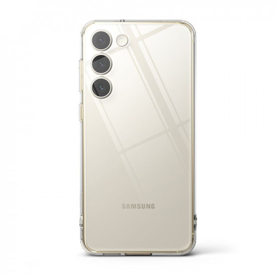 Ringke Samsung Galaxy S23+ Fusion Σκληρή Θήκη με Πλαίσιο Σιλικόνης - Διάφανη