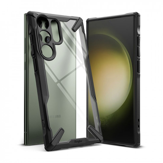 Ringke Samsung Galaxy S23 Ultra Fusion X Σκληρή Θήκη με Πλαίσιο Σιλικόνης - Black