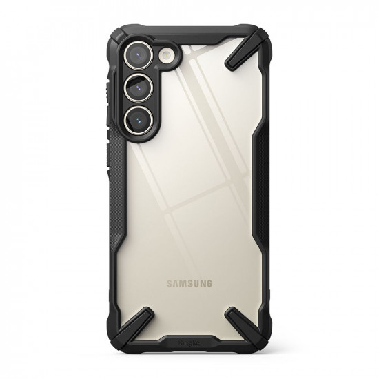 Ringke Samsung Galaxy S23+ Fusion X Σκληρή Θήκη με Πλαίσιο Σιλικόνης - Black