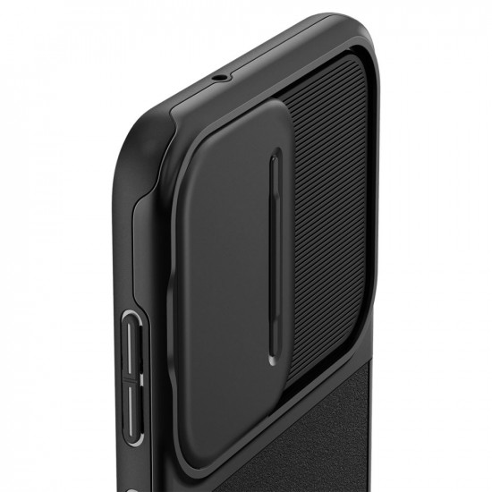 Spigen Samsung Galaxy S23+ Optik Armor Θήκη Σιλικόνης με Κάλυμμα για την Κάμερα - Black