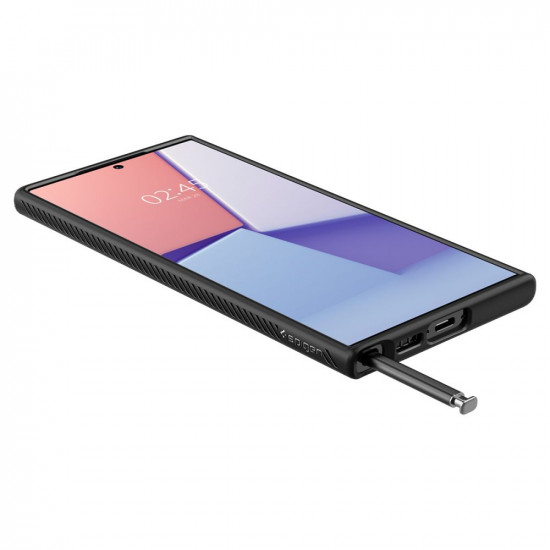Spigen Samsung Galaxy S23 Ultra Liquid Air Θήκη Σιλικόνης - Matte Black