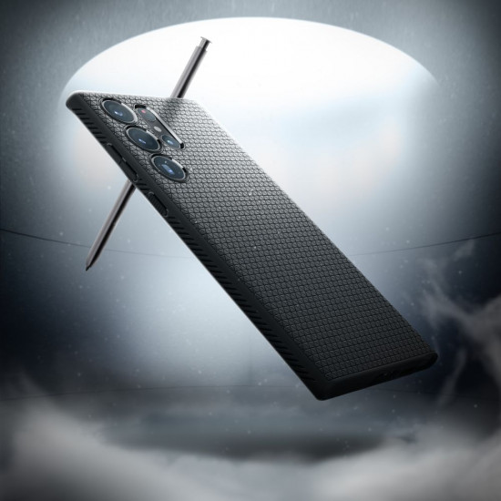 Spigen Samsung Galaxy S23 Ultra Liquid Air Θήκη Σιλικόνης - Matte Black