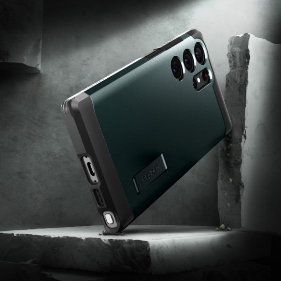 Spigen Samsung Galaxy S23 Ultra Tough Armor Σκληρή Θήκη - Abyss Green