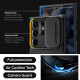 Spigen Samsung Galaxy S23 Ultra Optik Armor Θήκη Σιλικόνης με Κάλυμμα για την Κάμερα - Black