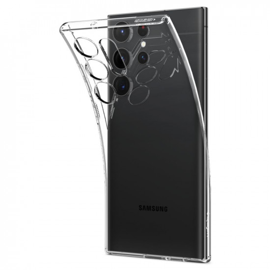 Spigen Samsung Galaxy S23 Ultra Liquid Crystal Θήκη Σιλικόνης - Crystal Clear