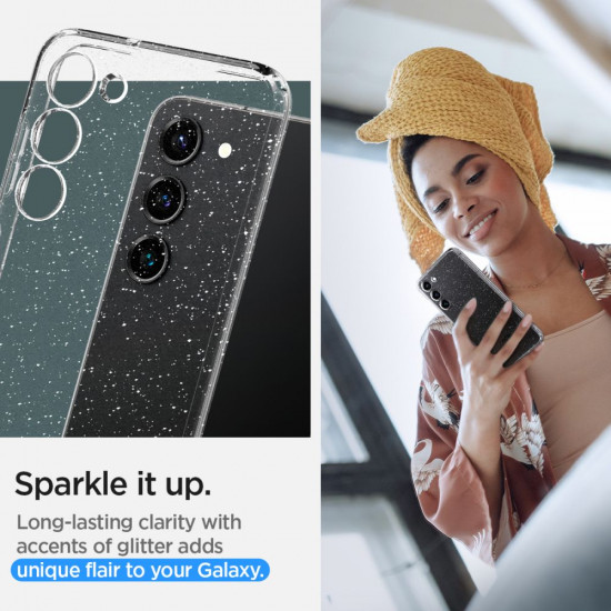 Spigen Samsung Galaxy S23+ Liquid Crystal Θήκη Σιλικόνης - Glitter Crystal