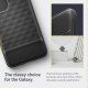 Caseology Samsung Galaxy S23 Parallax Θήκη Σιλικόνης με Σκληρό Πλαίσιο - Matte Black