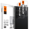 Spigen Samsung Galaxy S23 Ultra Optik.TR EZ Fit Αντιχαρακτικό Γυαλί για την Κάμερα - 2 Τεμάχια - Black