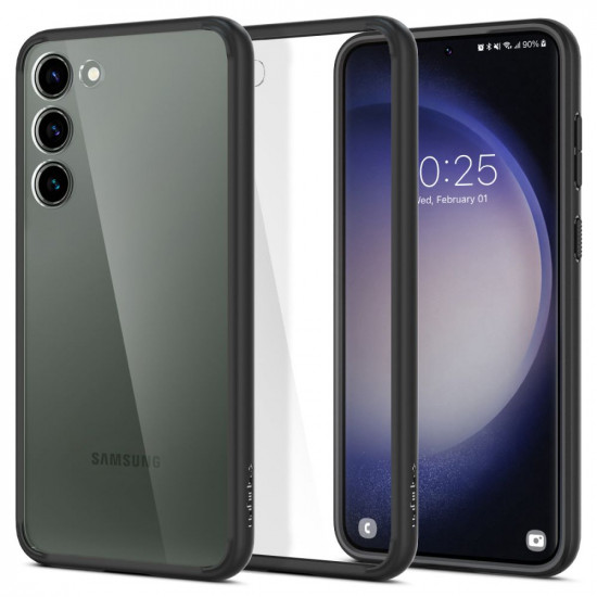 Spigen Samsung Galaxy S23+ Σκληρή Θήκη με Πλαίσιο Σιλικόνης Ultra Hybrid - Matte Black