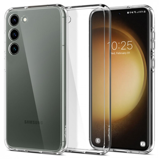 Spigen Samsung Galaxy S23 Σκληρή Θήκη με Πλαίσιο Σιλικόνης Ultra Hybrid - Crystal Clear