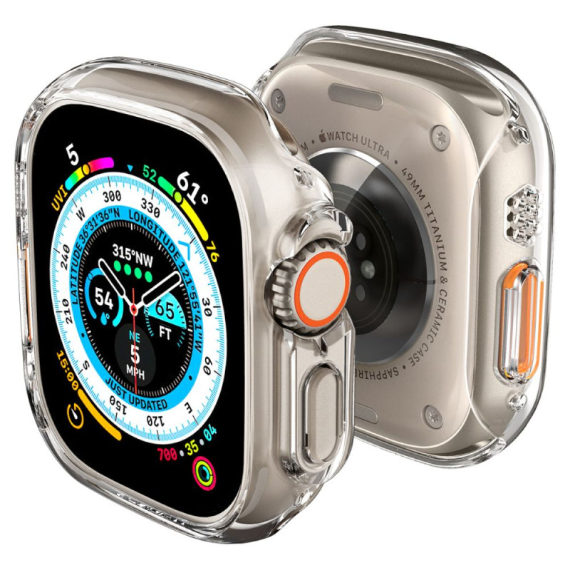 Spigen Θήκη Apple Watch Ultra / Ultra 2 - 49MM Thin Fit - Διάφανη