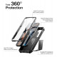 Tech-Protect Samsung Galaxy S23 Kevlar Pro Θήκη 360 Full Body με Προστασία Οθόνης και Stand - Black