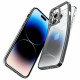 Spigen iPhone 14 Pro Max Optik Crystal Θήκη Σιλικόνης - Chrome Grey