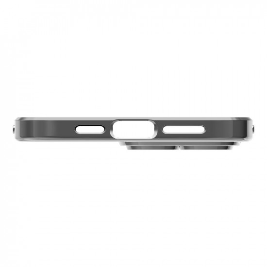 Spigen iPhone 14 Pro Max Optik Crystal Θήκη Σιλικόνης - Chrome Grey