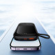 Baseus Qpow Digital 22.5W Power Bank 10000mAh με 1 Θύρα USB και 1 Θύρα Type-C και Ενσωματωμένο Καλώδιο Type-C - Βlack - PPQD060101