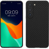Kalibri Samsung Galaxy S23 Σκληρή Θήκη Aramid Fiber με Πλαίσιο Σιλικόνης - Black Matte - 60350.47