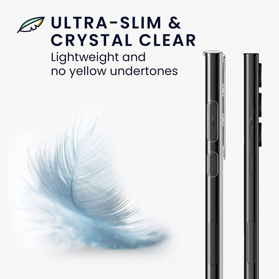 KW Samsung Galaxy S23 Ultra Θήκη Σιλικόνης TPU - Διάφανη - 60319.03