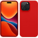 KW iPhone 14 Pro Max Θήκη Σιλικόνης Rubberized TPU - Red - 59074.09