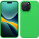 KW iPhone 14 Pro Max Θήκη Σιλικόνης Rubberized TPU - Neon Green - 59074.44