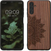 KW Samsung Galaxy A13 5G Θήκη από Φυσικό Ξύλο - Design Rising Sun - Dark Brown - 59886.01