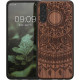 KW Samsung Galaxy A13 5G Θήκη από Φυσικό Ξύλο - Design Indian Sun - Dark Brown - 59886.03